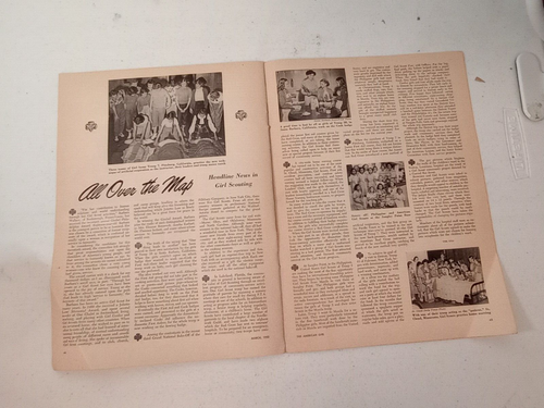 Vintage 1951 American Girl Girl Scouts GSA Teen Kids Fashion Laborator Careers - Picture 11 of 12