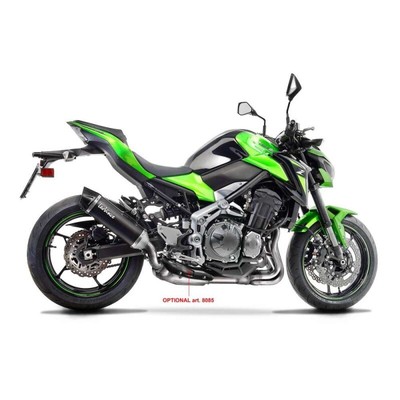 LEOVINCE BLACK EXHAUST TERMINAL FOR KAWASAKI Z900 17-19 STAINLESS STEEL-COD.14039