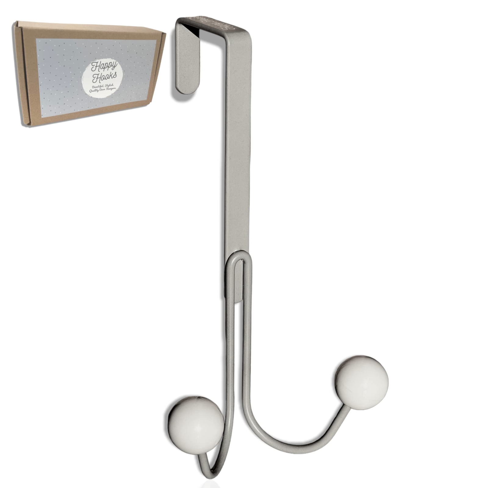 Overdoor Hanger Hook - Adorable Towel Hooks for Bathrooms Over Door, Over Doo...