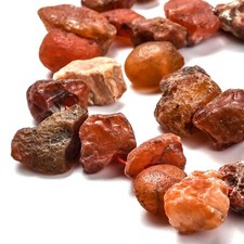 Raw Rough Carnelian Banded Agate Striped Agate Sardonyx Beads Strands Nuggets.8"