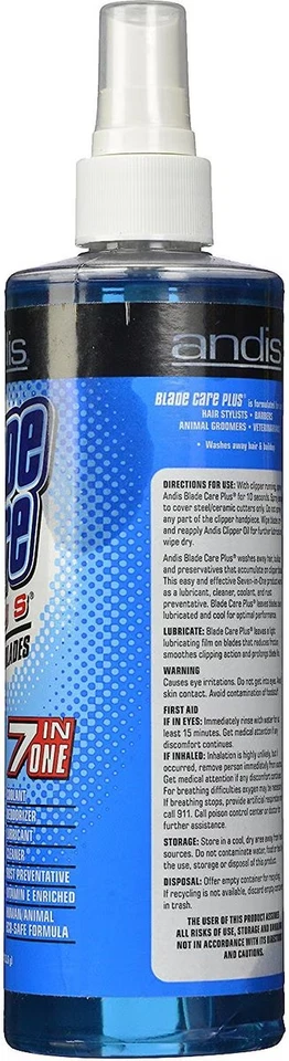 Spray Blade Care Plus 7 en 1 de Andis para unisex - spray de 16 oz Foto 2 de 4