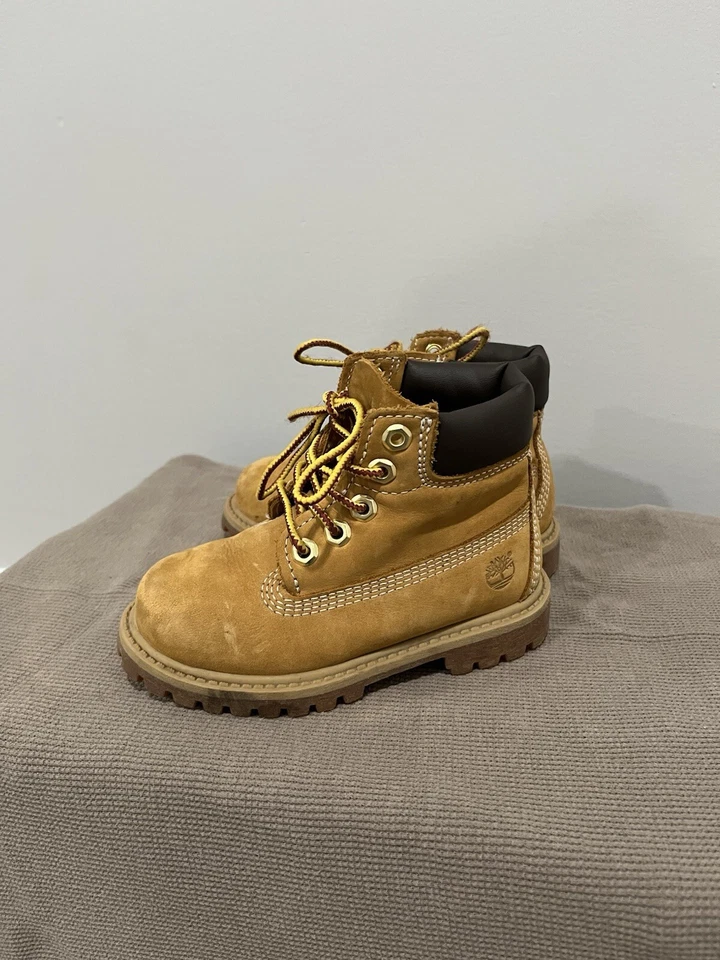 Timberland Niños Botas Amarillas. 8M Foto 2 de 3