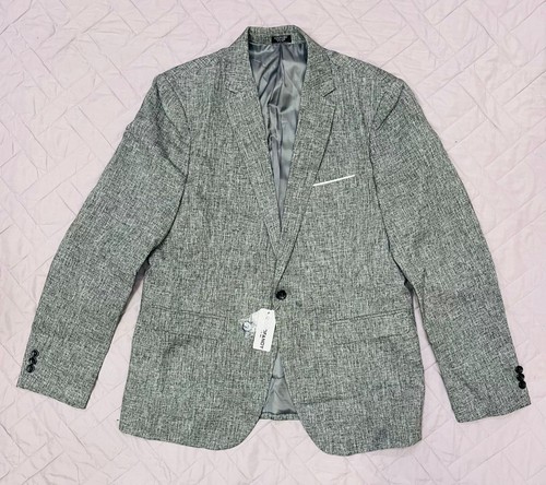 COOFANDY Men's Blazer Casual Sport Coats Slim Fit One Button Suit Jacket - Picture 2 of 4