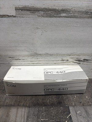 ICOM OPC-440 Microphone Extension Cable 16ft New in Box