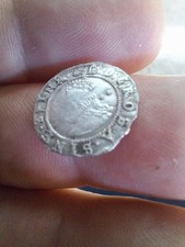 Nice Queen Elizabeth I Silver Halfgroat. mm Escallop