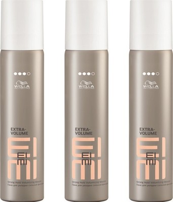 Wella Eimi Extra Volume Schaumfestiger 3x75 ml
