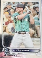 2022 Topps Chrome Kyle Seager #131 Seattle Mariners Base Card