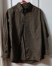 Club Room Regular Fit Men's Multicolored LS Button Down Dress Shirt Sz 16
