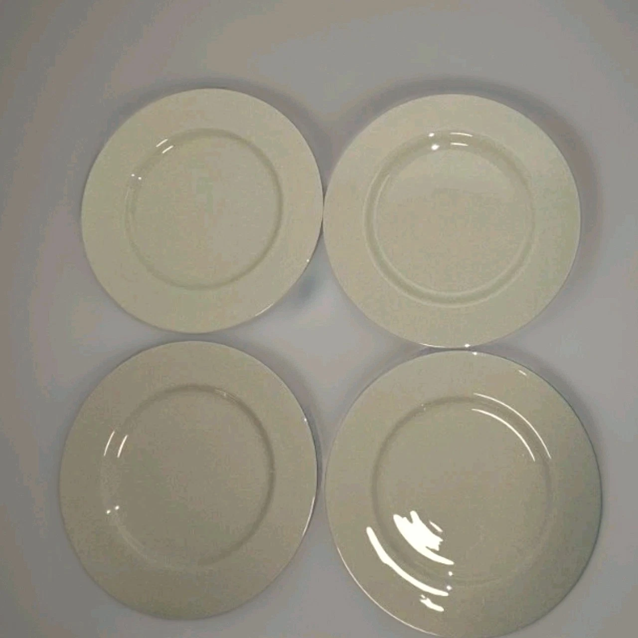 Lenox Special Ivory Dinner Plate 4 Plates No Trim Thanksgiving Christmas 
