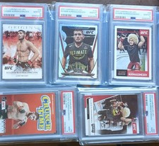 Panini 2021 Chronicles UFC Donruss Khabib Nurmagomedov PSA 9/10 Lot of 5 Cards