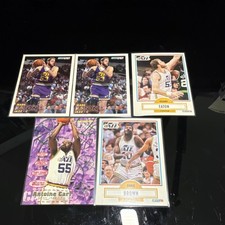 VINTAGE Utah Jazz NBA Card Lot (5) Mark Eaton Antoine Carr Mike Brown