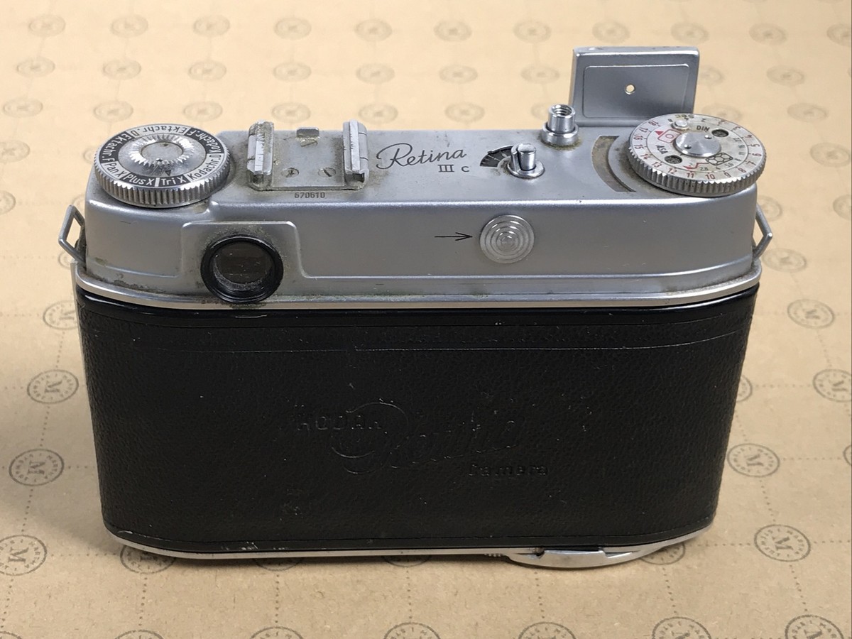 Kodak Retina Ⅲc + Retina-Xenon C 50mm f2 Kodak Retina IIIC (BIG C) 35mm rangefinder camera. Xenon 50mm f2