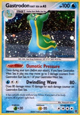 1x Gastrodon East Sea - 8/132 - Holo Rare Lightly Played Pokemon Diamond & Pearl