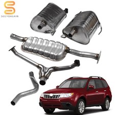 Dual Exhaust Dual Mufflers For Subaru Forester 2.5l Natural Aspirated 2009-2013 Dual Exhaust Dual Mufflers For Subaru Forester 2.5l Natural Aspirated 2009-2013