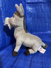 Ty Beanie Baby Babies Donkey Shrek The Third 7" Plush Stuffed Animal Toy 2007