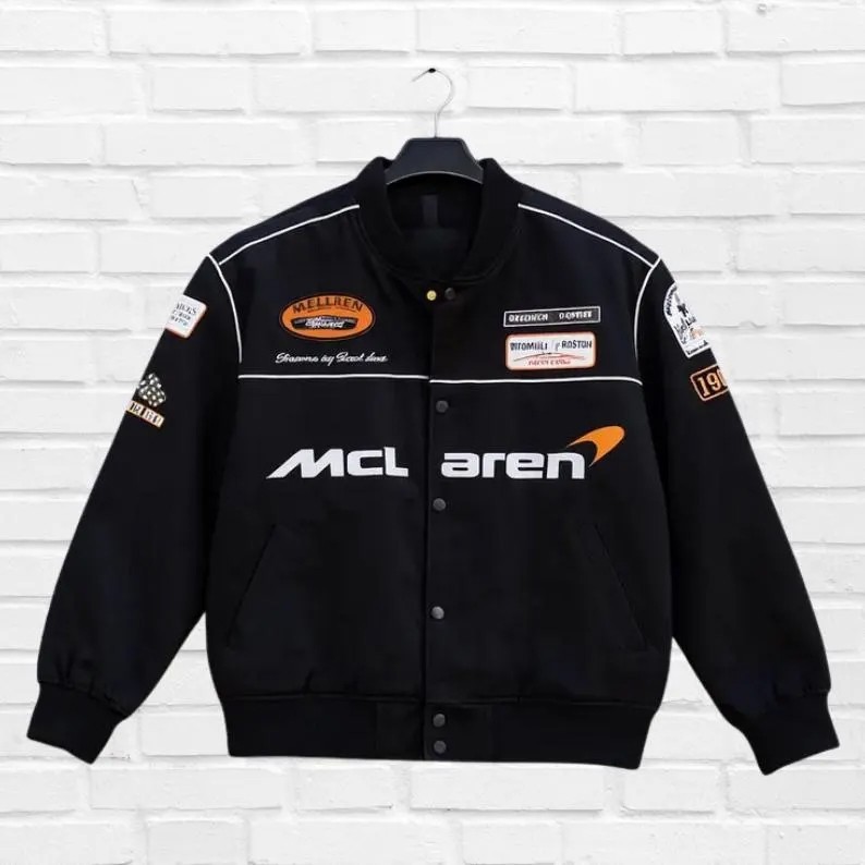McLaren Racing F1 Bomber Jacket – Vintage Formula 1 Motorsport