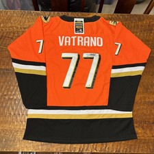 Frank Vatrano Signed Anaheim Ducks Jersey JSA Coa Autographed