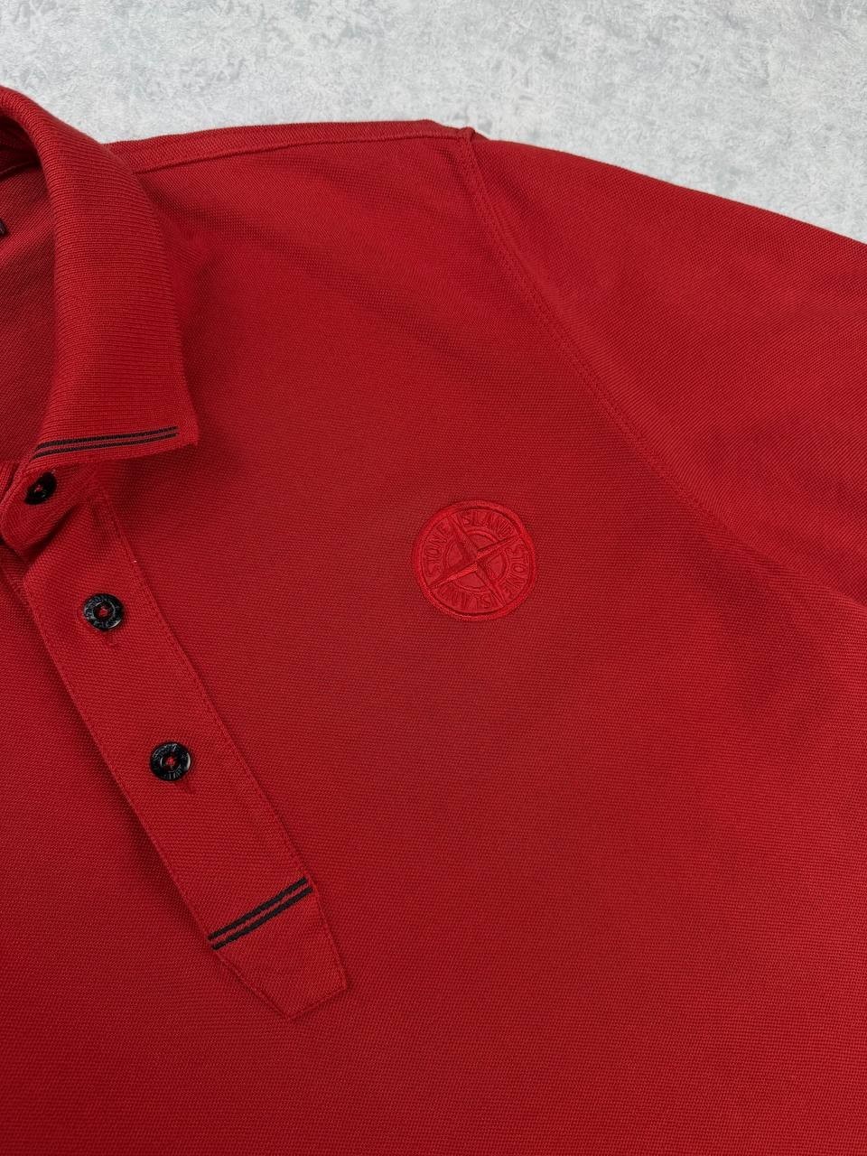 Stone Island Coral Polo Shirt Slim Fit Size L 100% Cotton Duties Paid (USA) thumbnail 5