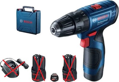 Bosch Professional GSR 120-LI Akku-Bohrschrauber 12V 2Ah Li-Ion SIEHE TEXT/FOTO