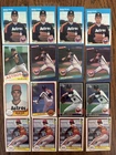 16x NOLAN RYAN card lot 1981 1982 1983 1985 1986 1987 Donruss Topps Fleer