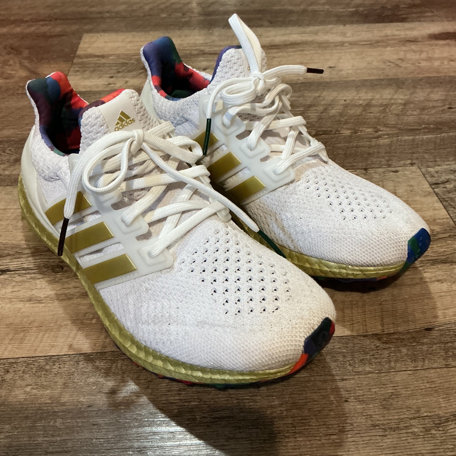 adidas UltraBoost 5.0 DNA Title IX Women's Size 8 White Primeknit Athletic Shoes image 3