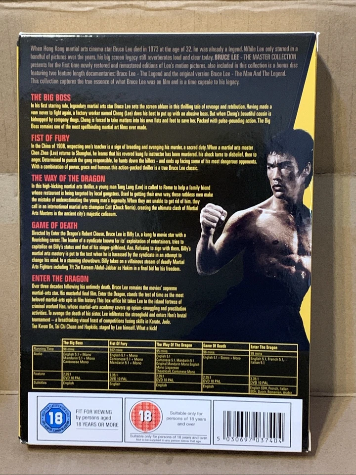 Bruce Lee: The Master Collection [DVD] BOXSET - Image 2 of 4