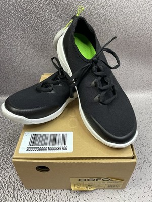 Neu OOFOS OOmg Sport LS Herren schwarz weiß Schnürschuhe Turnschuhe Größe US ...