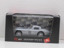 Mercedes-Benz 300 SLR Coupé 1955 Uhlenhaut in scatola argento Brumm R187 1:43
