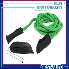 6800 LBS Strap Snatch Green 1/2" × 20' Kinetic Energy Truck Tow Recovery Rope