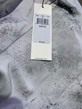 NWT CALVIN KLEIN - Gray Marbled V-Neck Lined Slip Cami Dress Size 10