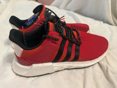 adidas EQT Support 93/17 Scarlet Core Black Grey Men's Sneaker CQ2398