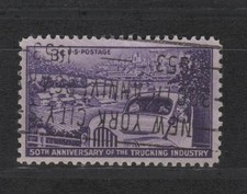 États-Unis n° YT 576 oblitéré année 1953 - transports routiers