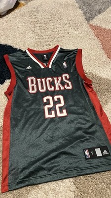 adidas Milwaukee Bucks Michael Redd #22 NBA Basketball Jersey Size S Green/Red