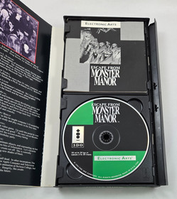 Escape From Monster Manor (3DO, 1993) CIB Long Box - 1 OWNER - Tested!