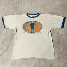 Vintage Adult Swim Sealab 2021 White Ringer T-Shirt Men’s Size Large