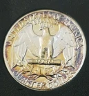 1964 Washington Quarter 25c, Toned ,Proof  With DBL DIE REV