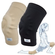 SKATINGSPIRIT Gel Knee Pads 1 Pair , Cushion and Support Medium, Beige