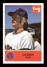 Len Barker Signed 1977 Cramer Rookie Card #77 Tucson Toros. rookie card picture
