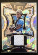 2025 Panini Select Selective Swatches Agustin Ramirez RC #SS-AR Cracked Ice