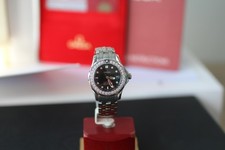 Omega Seamaster Ladies Diamond Dial & Bezel 212.15.28.61.51.00 28MM Full Set 3