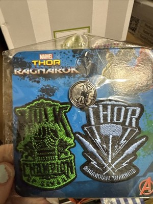 Marvel Thor Patches and Pin 