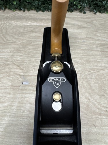 Low Angle Jack Plane Wood 14 In Stanley S.W. No 62 Shaping Flattening Hand Tool - Picture 4 of 6