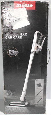 Miele Triflex HX2 CarCare Akku Staubsauger 3in1 2 Akkus Lotosweiß NEU