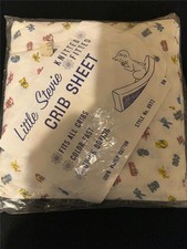 Little Stevie Virgin Cotton Crib Knitted Fitted Sheet 1960's NOS VINTAGE