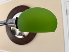 Glass lamp shade for Dana light spare replacement multi arm floor lamp green.