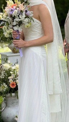 Wedding Dress Lily Bridal Gown Drop Waist Dress Handmade