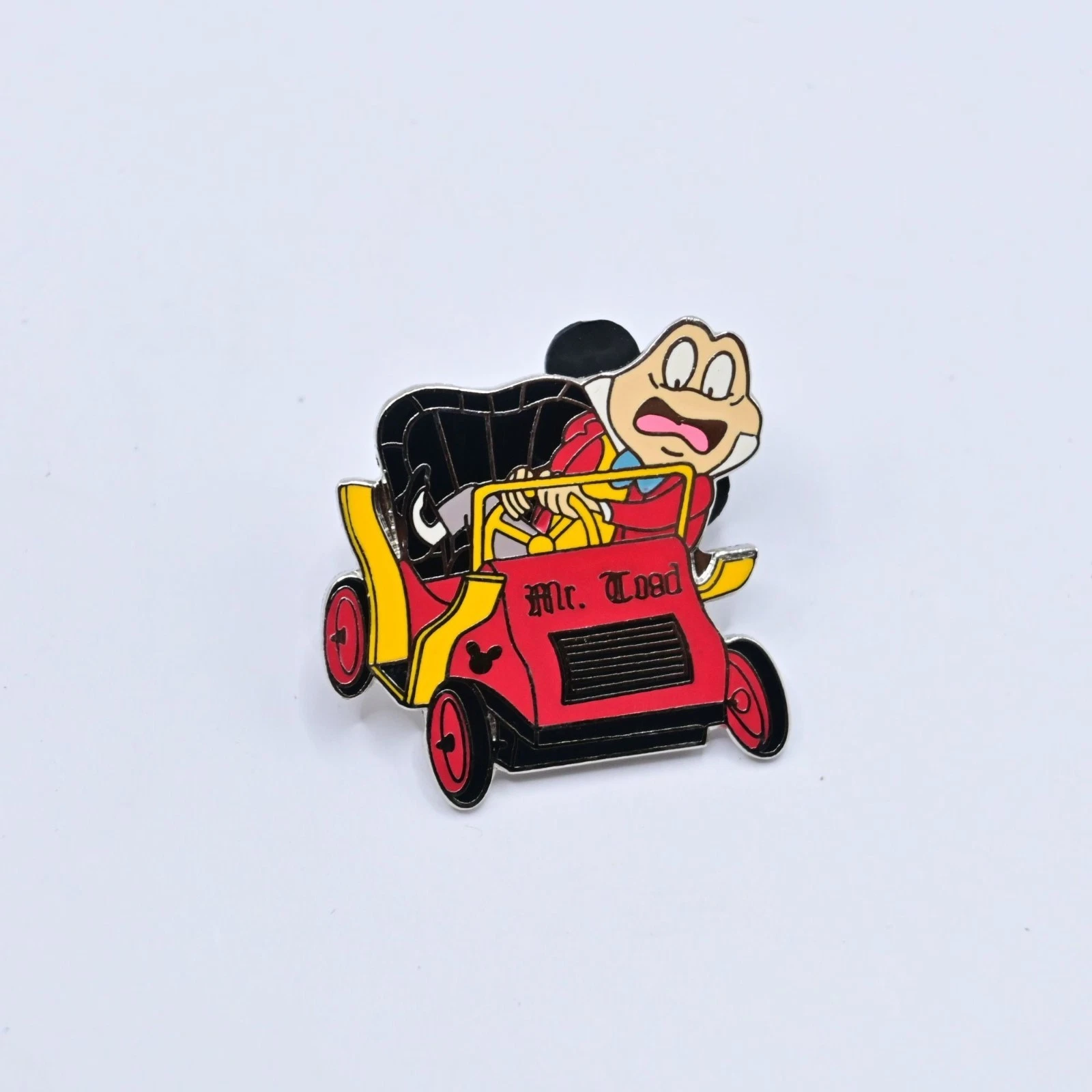 Disney Mr Toads Wild Ride Driving Red Car Hidden Mickey Pin