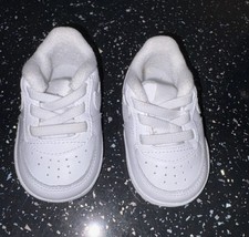 Image of Brand New Nike Air Force 1 Crib  White Leather Baby Size 2 5
