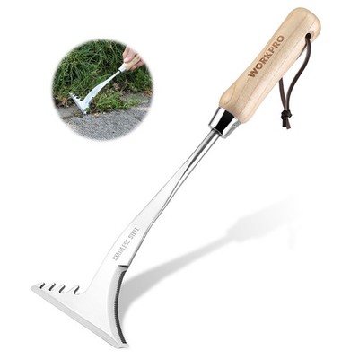WORKPRO 13.5'' Crack Weeder Stainless Steel Crevice Weed Tool Weed Puller Spatula