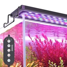LED Aquarium Light for 12-19in Freshwater Tank, Full Spectrum Aquarium Light